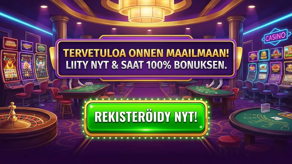 Rekisteröidy bonuksen kanssa